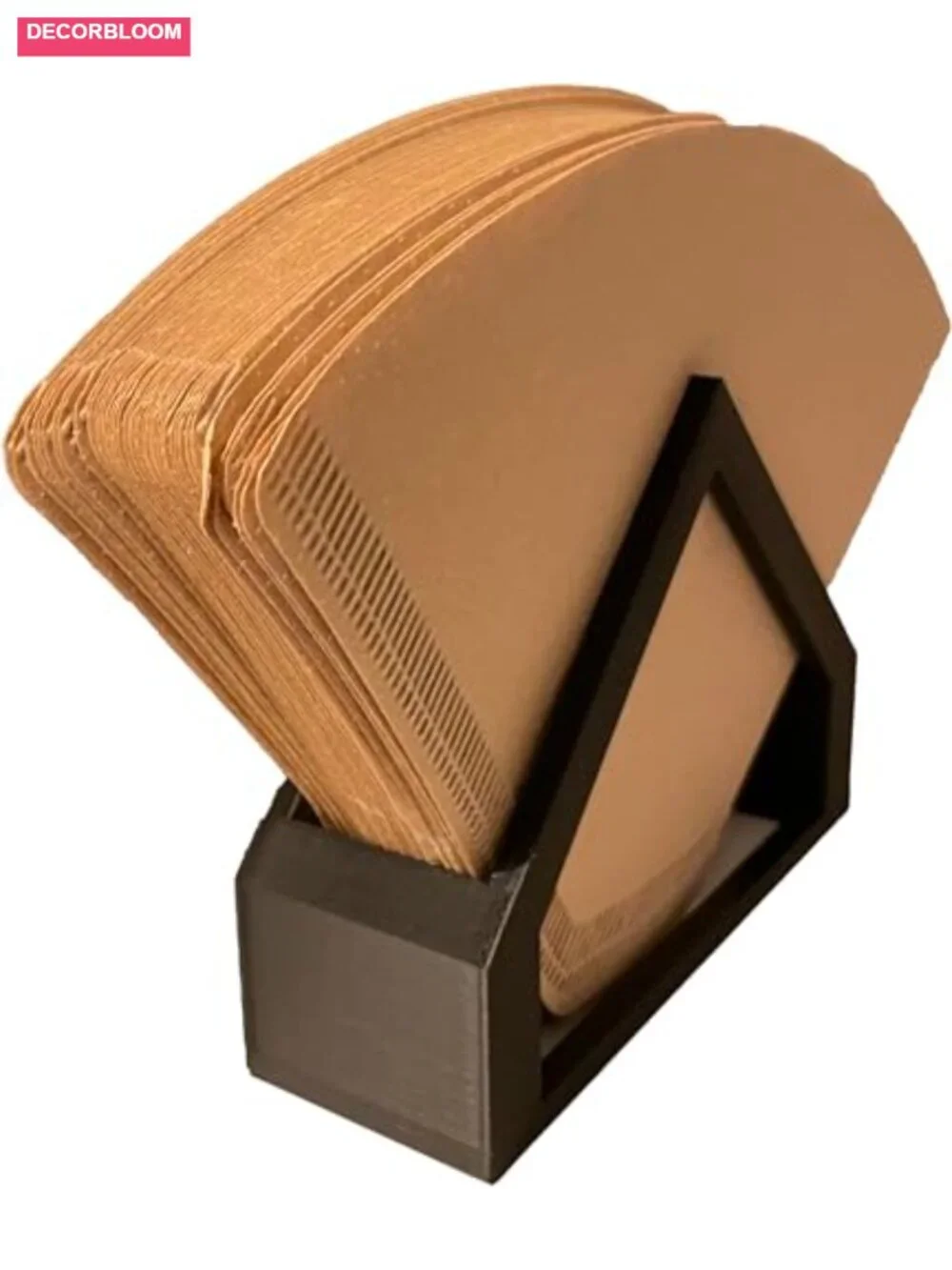Coffee Filter Holder for #4 Cone, Recycled PLA, Holds 80 Filters